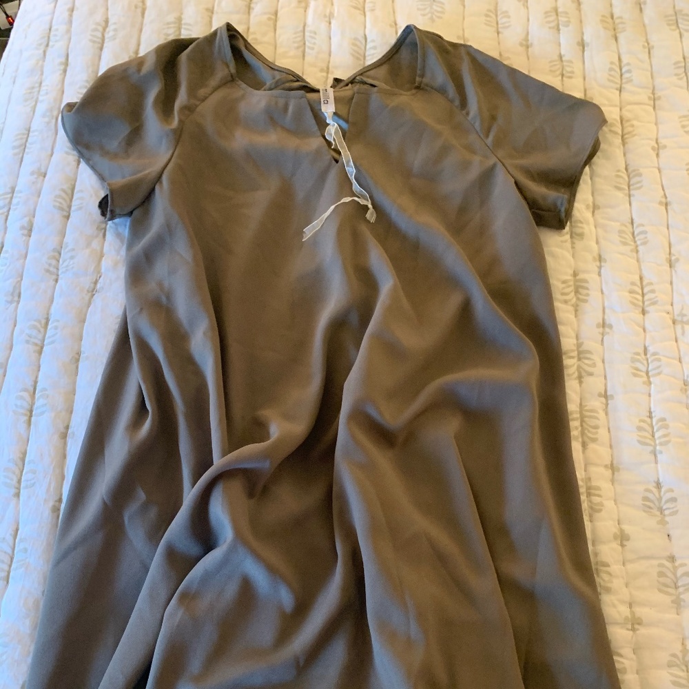 Flowy Olive Green Dress